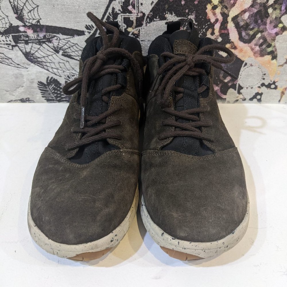 GEOX AMPHIBIOX SUEDE ANKLE CLASSIC SHOES US SIZE 8 NEW WITHOUT BOX
